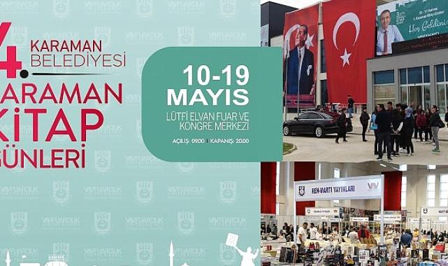 Karaman Belediyesi’nin geleneksel hale getirdiği Kitap Günleri başlıyor