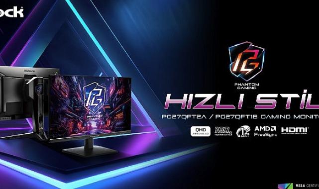 ASRock Yeni 180Hz Yenileme Hızına Sahip Monitörlerini Duyurdu!