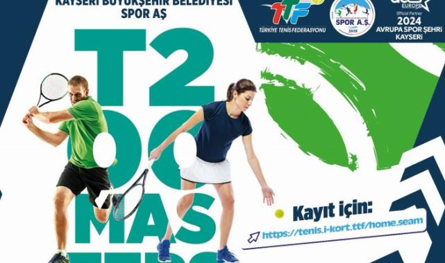 Avrupa spor şehri Kayseri, Tenis Turnuvası’na ev sahipliği yapacak