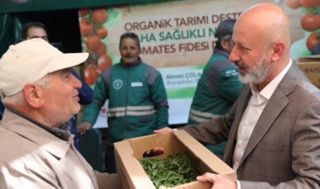 Başkan Çolakbayrakdar’dan Organik domates fidesi dağıtım etkinliğine davet