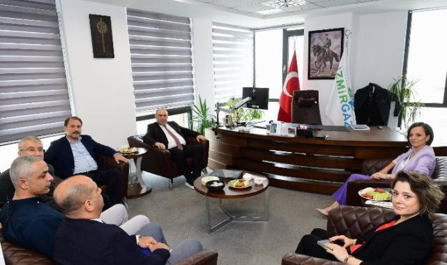 Başkan Kınay’dan İZMİRGAZ ziyareti
