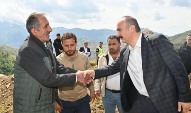 Batman’da Vali Canalp’tan Sason kırsalına ziyaret