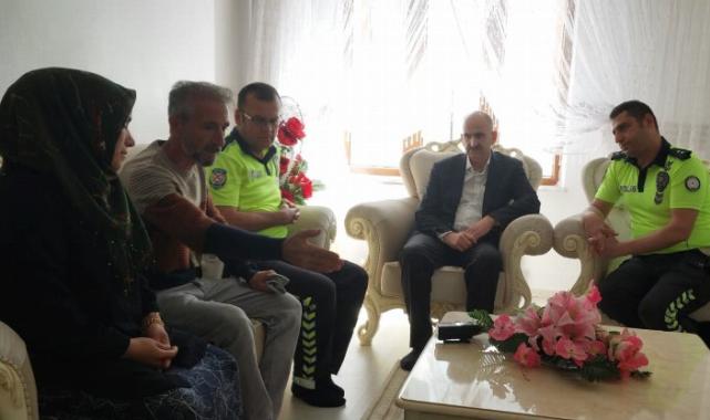 Bingöl polisi trafik kazasında ölen gencin ailesini yalnız bırakmadı