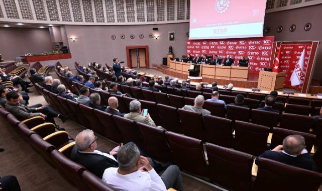 BTSO Nisan Ayı Meclis Toplantısı gerçekleştirildi