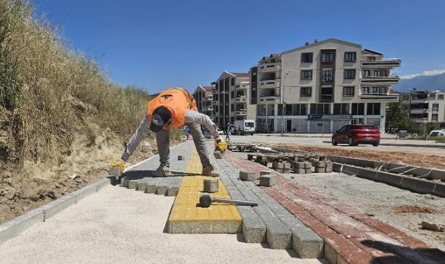 Demirtaş’a yeni kaldırım ve bisiklet yolları
