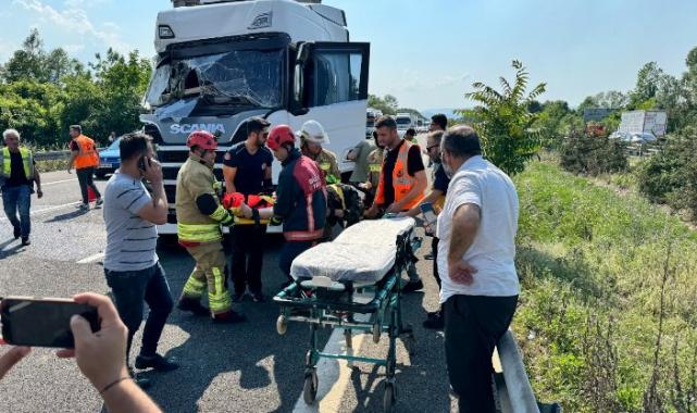 Düzce Anadolu Otoyolu’nda trafik kazası: 5 yaralı