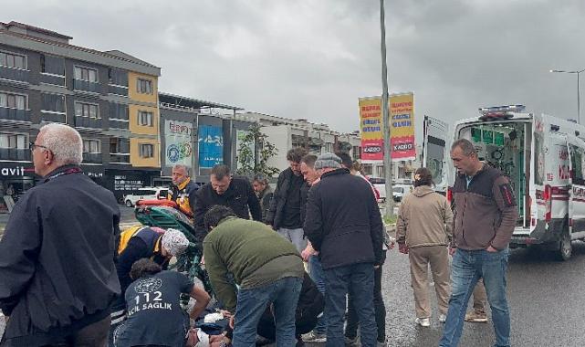 Düzce’de elektrikli bisiklet ile minibüs çarpıştı: 1 yaralı