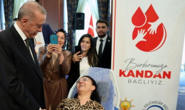Erdoğan’dan kan bağışçılarına ziyaret