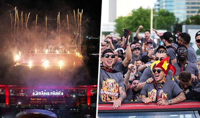 Galatasaray’ın şampiyonluk günü böyle geçti