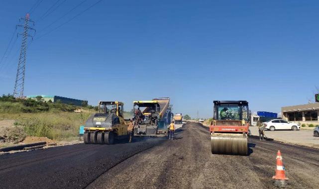 Gebze Pelitli Yolu Caddesine asfalt