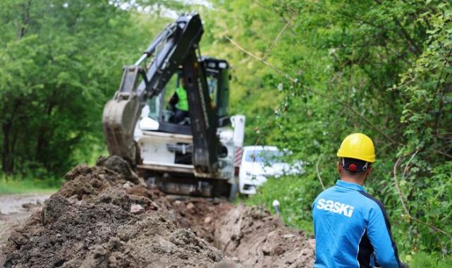 Geyve Kamışlı’nın 5 bin metrelik içme suyu hattı yenileniyor