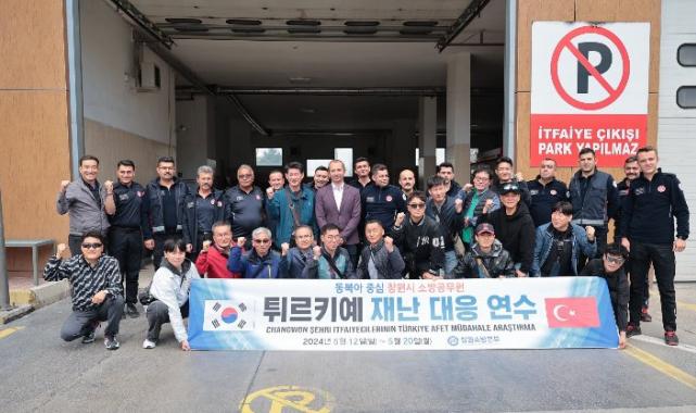 Güney Koreli itfaiyecilerden Nevşehir İtfaiyesi’ne ziyaret