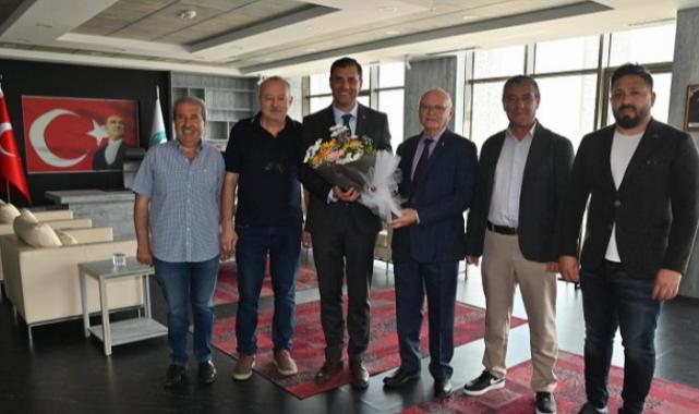 Halil Kırlı ve yönetiminden Başkan Zeyrek’e ziyaret