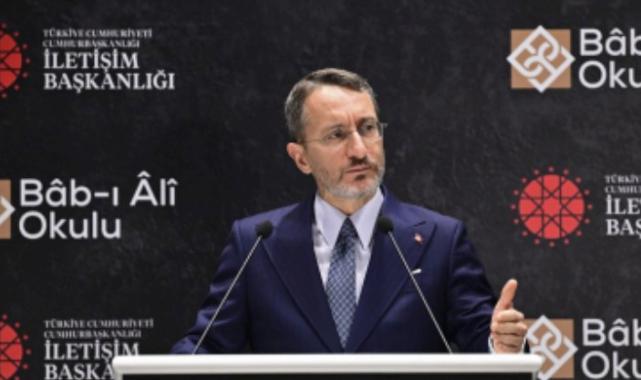 İletişim Başkanı Altun “Bâb-ı Âli Okulu” programının açılışında konuştu