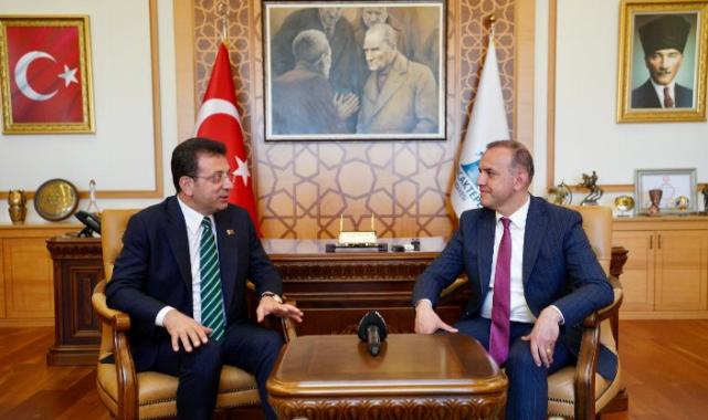 İmamoğlu’ndan Başkan Yeğin’e tebrik ziyareti