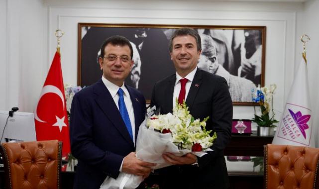 İmamoğlu’ndan Güzel’e tebrik ziyareti
