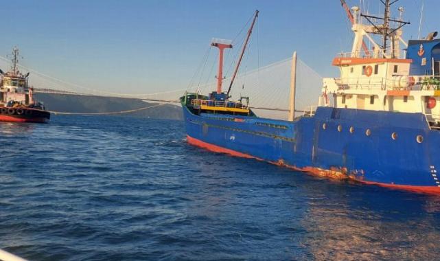Kargo gemisi dümen arızası yaptı… Boğaz trafiği çift yönlü askıya alındı