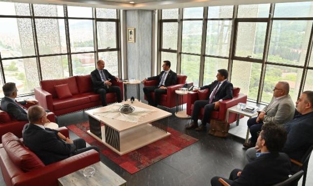 Kaymakam Atilla Kantay’dan Başkan Ferdi Zeyrek’e ziyaret