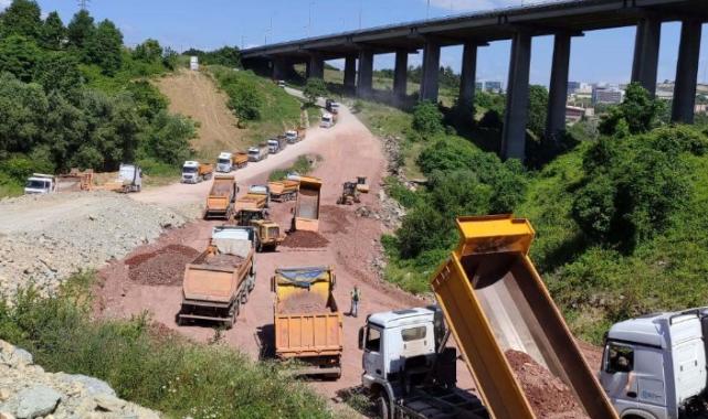 Kocaeli’de hummalı yol çalışması