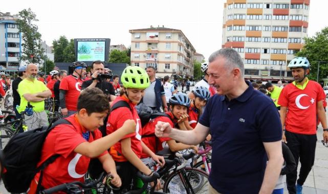 Kocaeli’de pedallar ‘Barış’ için çevrildi