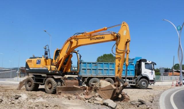 Kocaeli’de Yeşilova-Solaklar Kavşağı’nda çevre düzenlenmesi