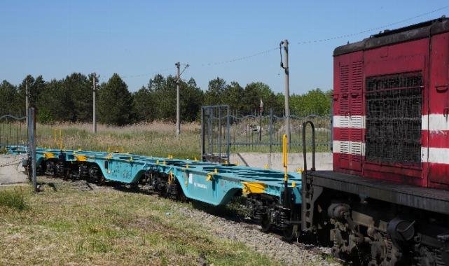 Konteyner vagonlar TCDD’ye teslim edildi