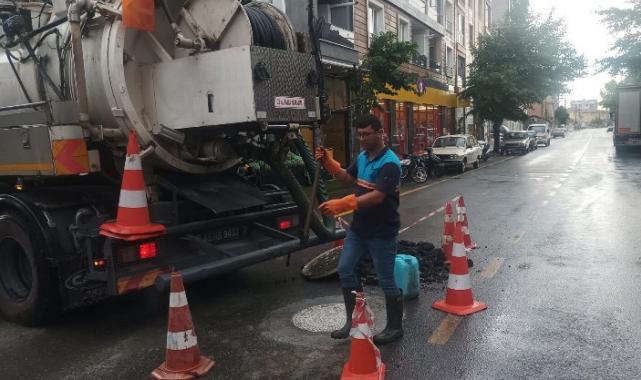 Manisa’da yağış sonrasında MASKİ’den anında müdahale
