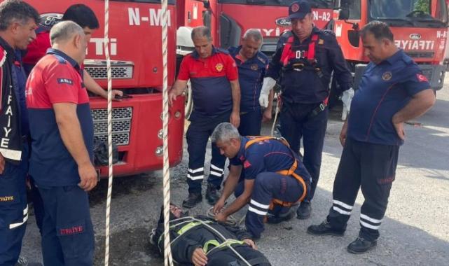 Mardin’de uygulamalı itfaiye eğitimi verildi