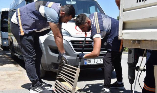 MASKİ’den yağmur suyu ızgaralarında yoğun mesai