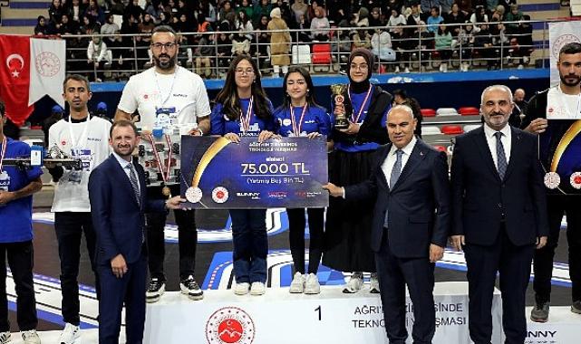 Öğrencilerin Tasarladığı Robotlar Ağrı’nın Zirvesinde Yarıştı