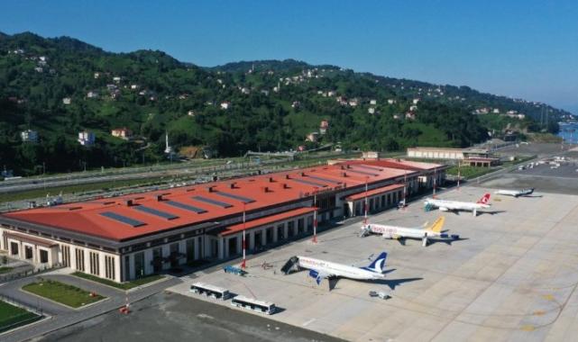 Rize-Artvin’in hava trafiğinde 2 yılda 2 milyon yolcu