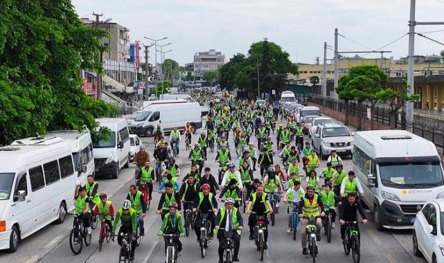 Sakarya’da pedallar şehrin merkezinde döndü