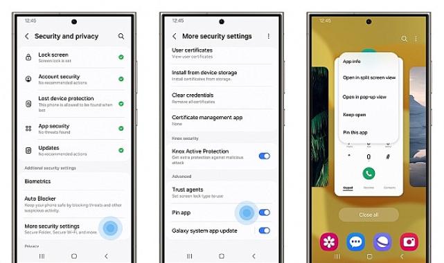 Samsung Galaxy’nin güvenlik ve gizlilik özellikleriyle kişisel bilgiler güvende