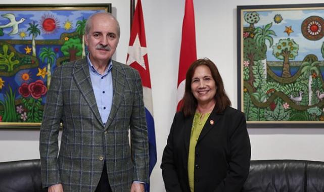 TBMM Başkanı Kurtulmuş Havana’ya geçti