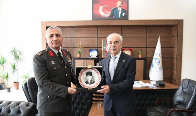 Tugay Komutanı Erhan Akgül’den Mehmet Özcan’a ziyaret