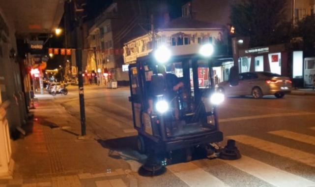 Yenişehir’de gece-gündüz temizlik mesaisi