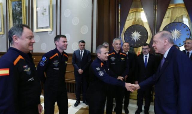 Ax-3 Uzay Misyonu mürettebatı Külliye’de