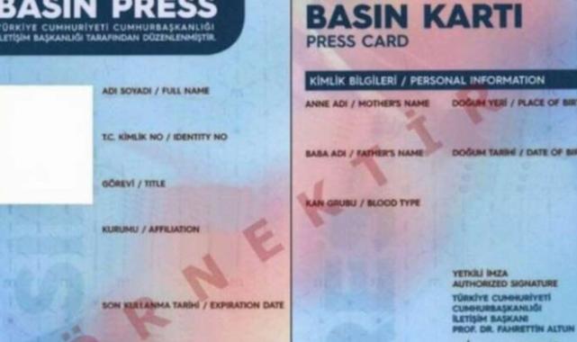 Basın Kartı Yönetmeliği’nde değişiklik Resmi Gazete’de