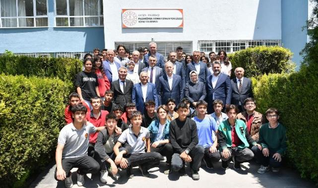 Başkan Büyükkılıç’a Pazarören Fen Lisesi’nden duygulandıran sürpriz