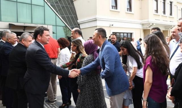 Başkan Erkan Aydın personel ile bayramlaştı