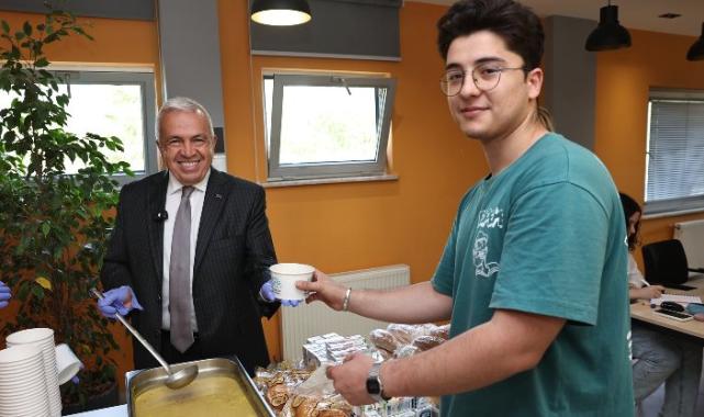 Başkan Şadi Özdemir’den öğrencilere sınav morali