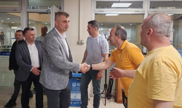 Başkan Sezer çalışma arkadaşlarının bayramını kutladı