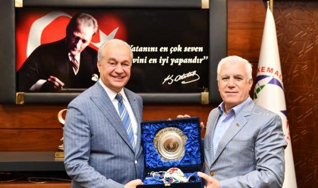 Bozbey ve Erdem 5 yıllık yatırım planları için buluştu