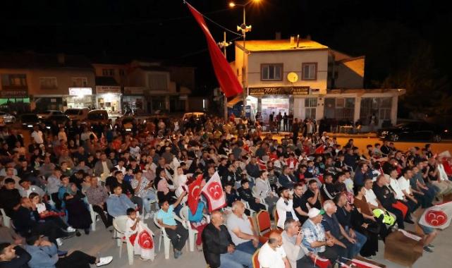 Bünyan’da milli maç coşkusu
