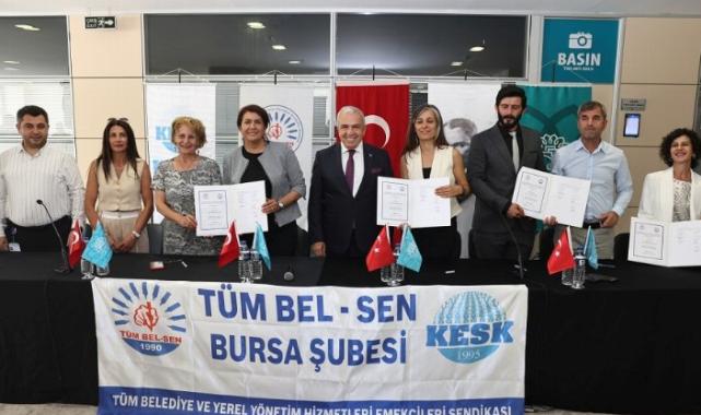 Bursa Nilüfer’de toplu iş sözleşmesi sevinci