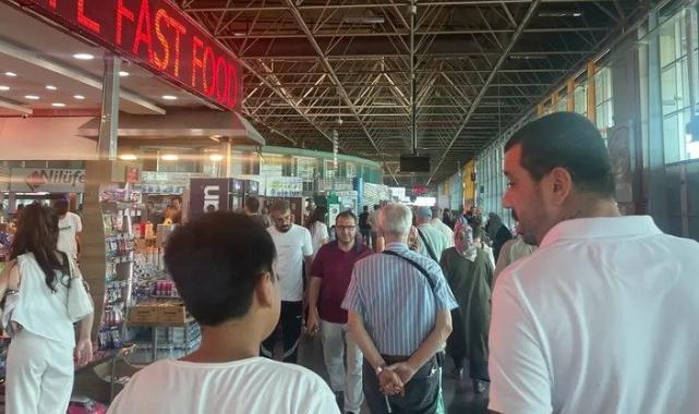 Bursa terminalinde hafta sonu yoğunluğu başladı!