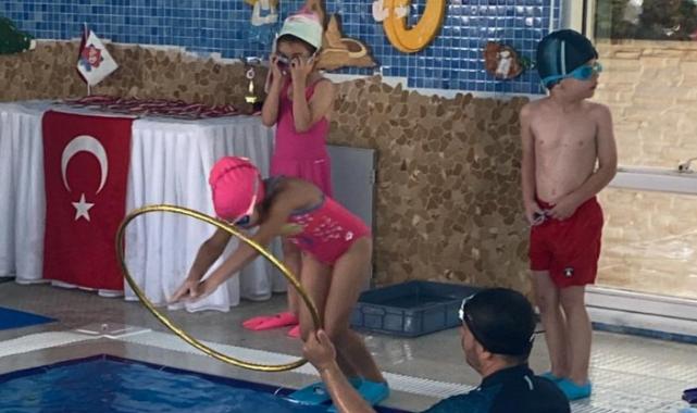 Bursalı minikler madalyaya kulaç attı