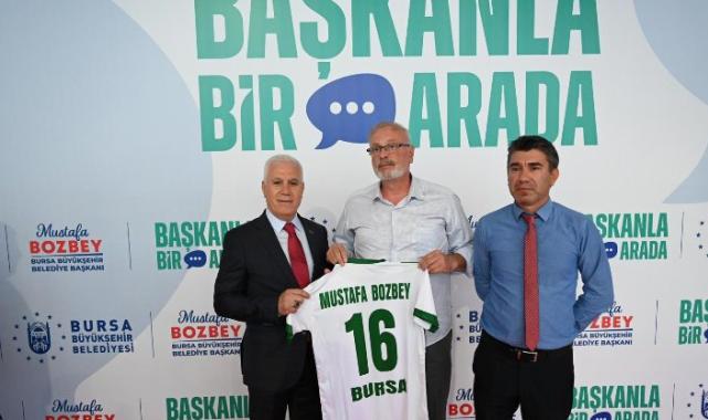Bursalılar, Başkan Bozbey ile buluştu