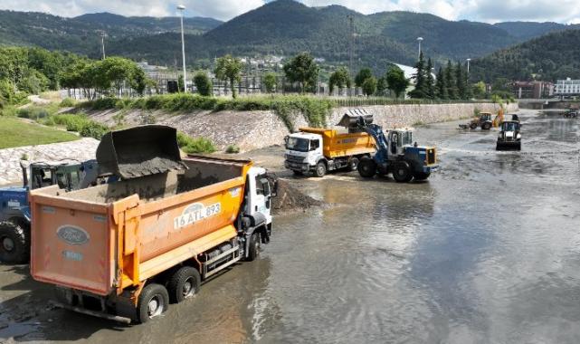 Bursa’nın derelerine yaz temizliği