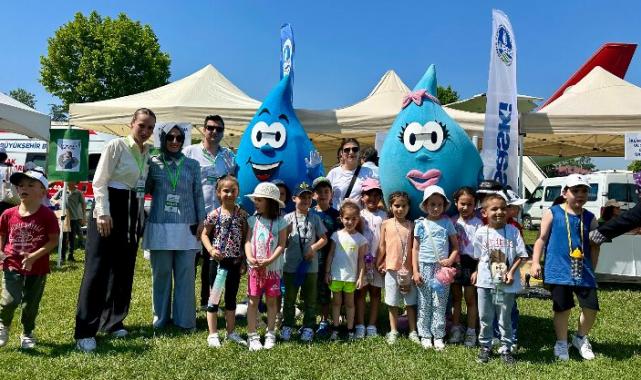 Çocuklar suyun yolculuğunu şenlikte izledi